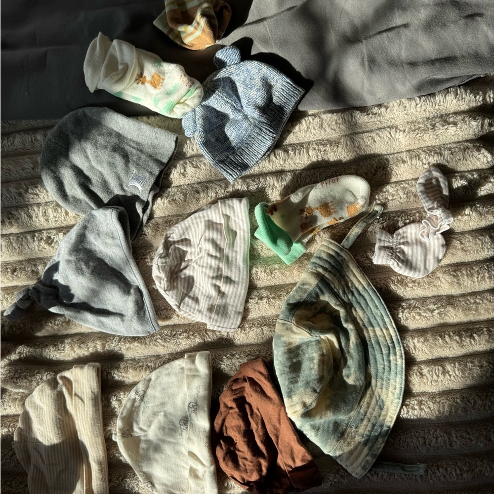 Assorted Baby Hats and Socks